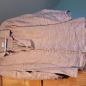 Sigrid Olsen linen top size med